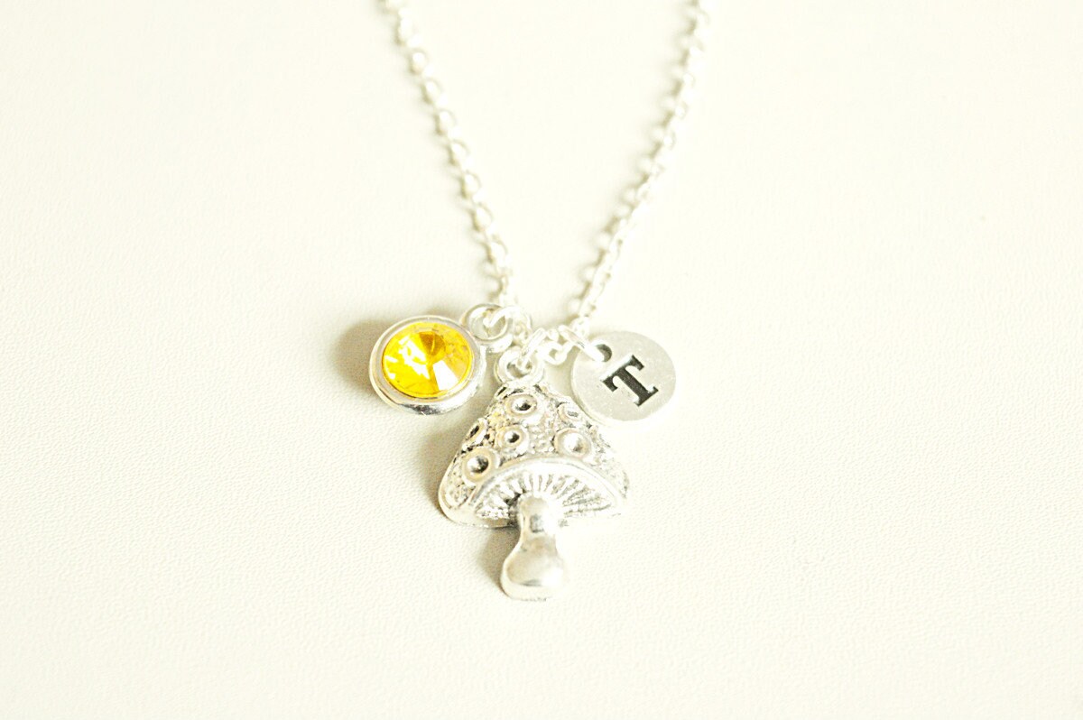 Pilz Halskette, Geschenk, Schmuck, Pilze Themen, Natur Liebhaber, Button Pilz, Gemüse, Essen, Chef von YouLoveYouShop