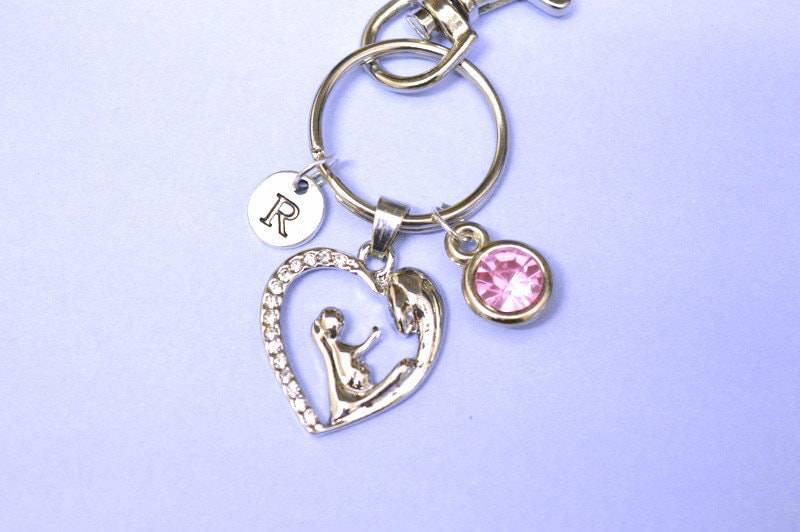 Push Geschenk, Neue Mama Schlüsselanhänger, Neue Mutter Es Ist Ein Mädchen Baby Ankündigung Geschenkidee, Shower Schmuck, Kinderwagenanhänger von YouLoveYouShop