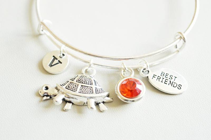 Schildkröte Armband, Bettelarmband, Tier Freund Schmuck, Geschenk, Strand, Schildkröte, Bff von YouLoveYouShop