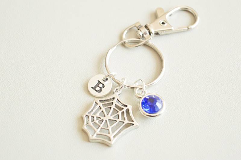 Spinnennetz Geschenk, Schlüsselanhänger, Spinnweben Halloween Geschenke, Geschenke Für Spinnenliebhaber, Schlüsselanhänger von YouLoveYouShop