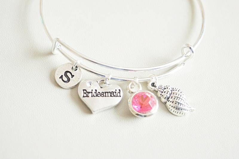 Strand Hochzeit Brautjungfer Geschenk, Strandhochzeit Vorschlag, Personalisierte Armbänder, Sei Meine Brautjungfer Strand Hochzeit Brautjungfer Geschenk, Strandhochzeit Vorschlag, Personalisierte Armbänder, Sei Meine Brautjungfer von YouLoveYouShop