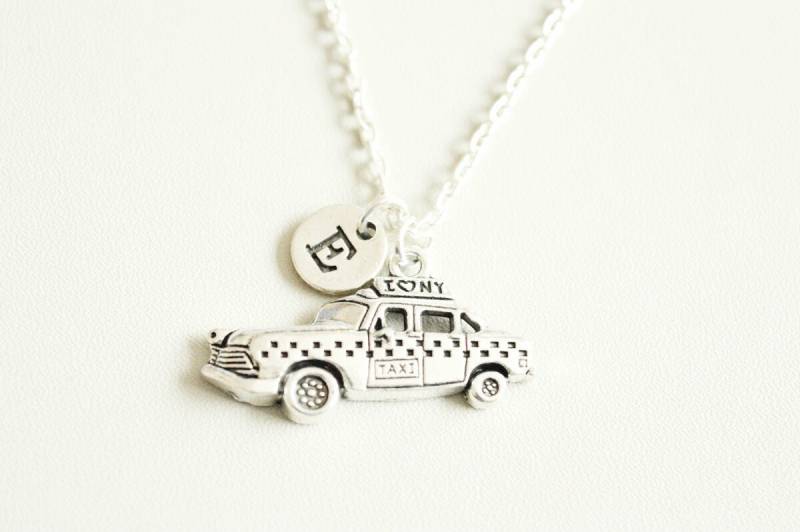 Taxi New York , Geschenk, Halskette, Schmuck, Auto Schwester Benutzerdefinierte Charm von YouLoveYouShop