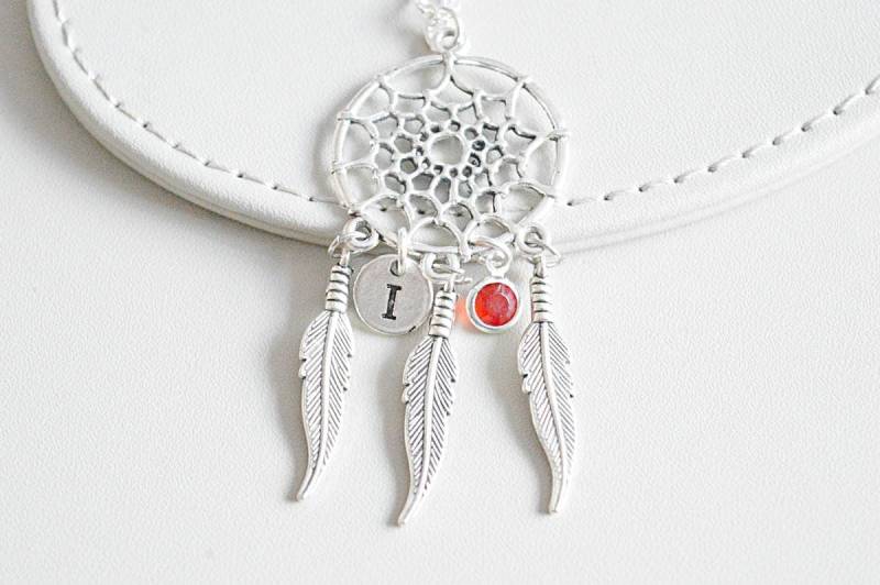 Traumfänger, Traumfänger Charm, Halskette, Hippie Boho Anhänger, Feder Ethno von YouLoveYouShop