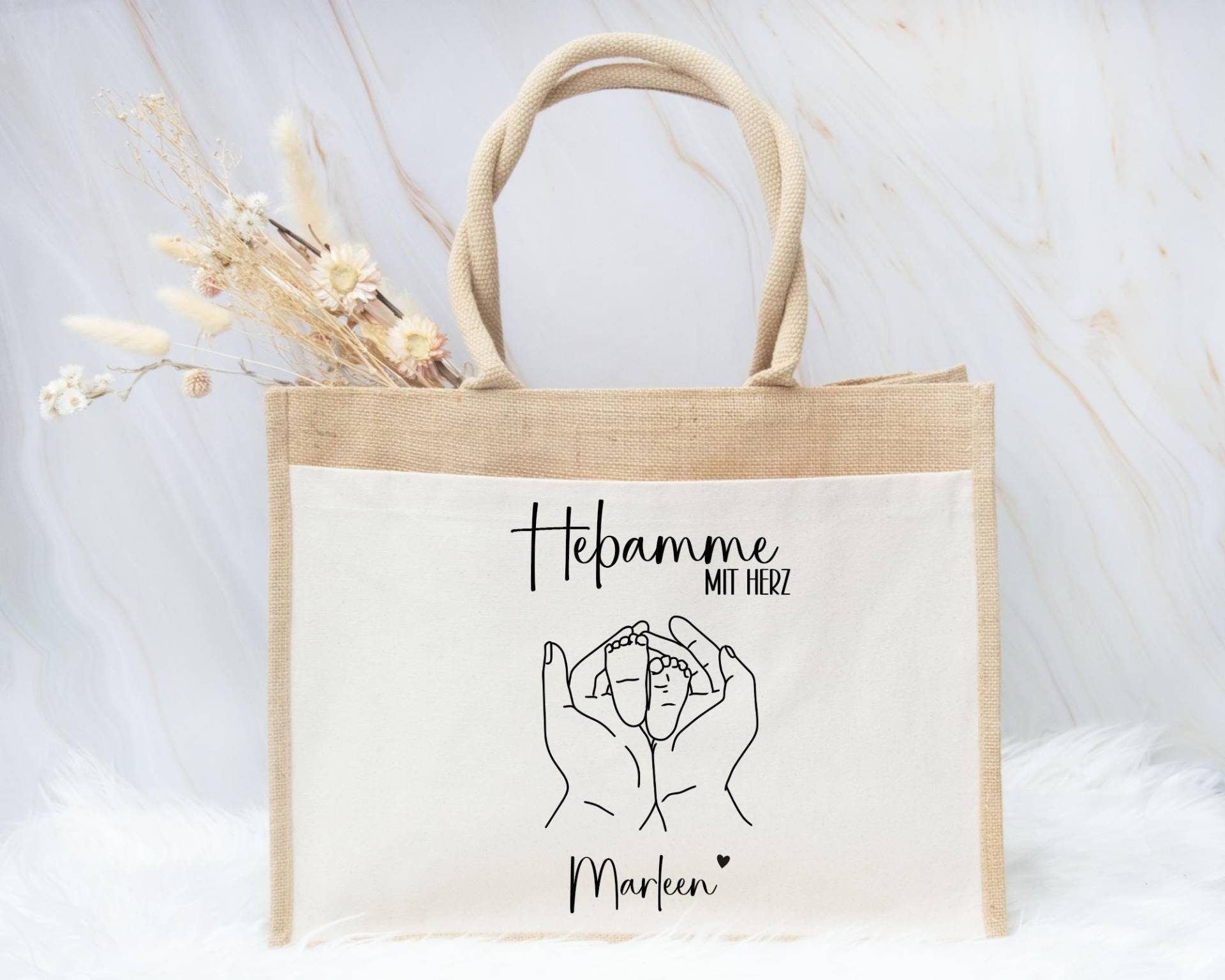 Personalisierte Tasche Für Hebammen "Hebamme Mit Herz" Namen - Danke Geschenk Zur Geburt Die Beste Hebamme Personalisierte Tasche Für Hebammen "Hebamme Mit Herz" Namen - Danke Geschenk Zur Geburt Die Beste Hebamme von Henkelwerk24