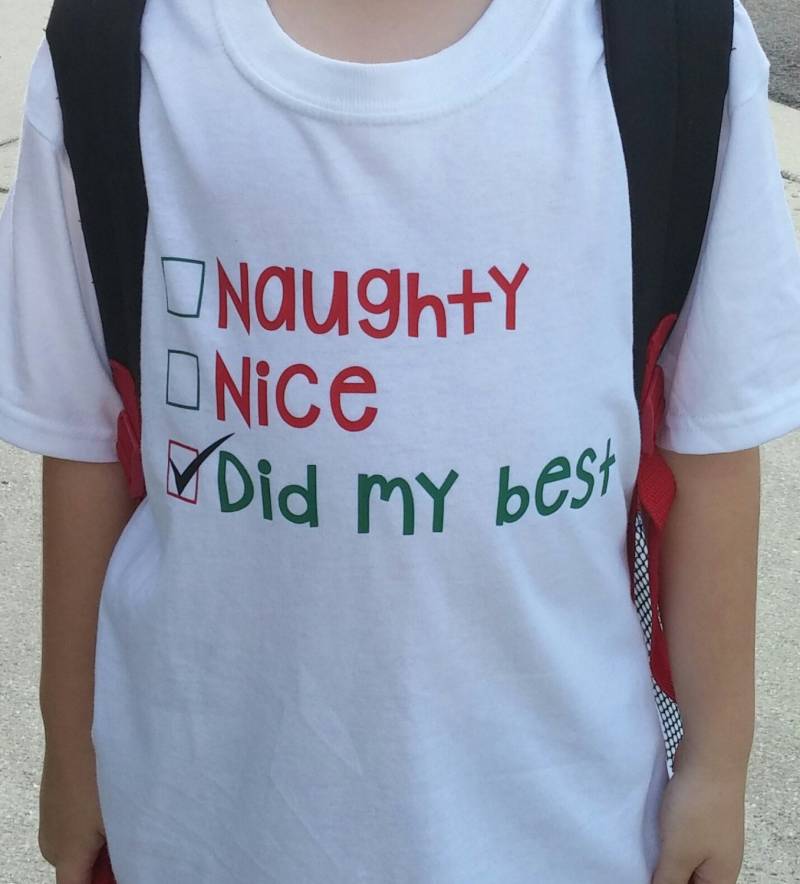 Frech-Nice-Did My Best Checkliste Urlaub Tshirt-Jugend Und Erwachsene Größen Erhältlich von YouSaidItDesigns