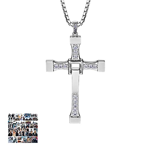 YouU 21 Stück Kreuz Anhänger Halskette Kristall Diamant Kreuz Halskette F & Furious Aufkleber für Fans Cosplay Modeschmuck YouU 21 Stück Kreuz Anhänger Halskette Kristall Diamant Kreuz Halskette F & Furious Aufkleber für Fans Cosplay Modeschmuck von YouU