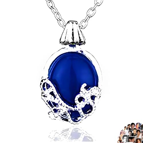 YouU The Vampire Diar.s Halskette Aufkleber Schmuck Set Daywalking Katherine Saphir Kristall Halsketten Elena Anhänger Halskette für Fans Cosplay Modeschmuck Gesamt 21 Stück von YouU