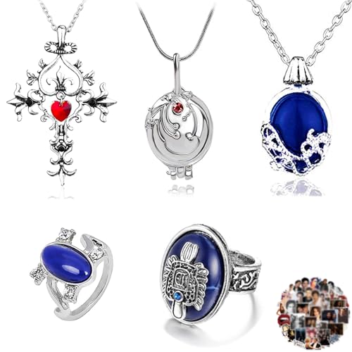 YouU The Vampire Katherine Schmuck Aufkleber Set Elena Gilbert Eröffnung Eisenkraut Medaillon Anhänger Halskette Vampir Kreuz Symbol Schmuck Damon Finger Familie Wappen Ringe mit 25 Stück YouU The Vampire Katherine Schmuck Aufkleber Set Elena Gilbert Eröffnung Eisenkraut Medaillon Anhänger Halskette Vampir Kreuz Symbol Schmuck Damon Finger Familie Wappen Ringe mit 25 Stück von YouU