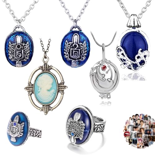 YouU 27 Stück The Vampire Diar.s Schmuck Aufkleber Set Daywalking Katherine Saphirkristall Halsketten Vampirtagebücher Salvatore Damon Stefan Finger Familien Wappenring YouU 27 Stück The Vampire Diar.s Schmuck Aufkleber Set Daywalking Katherine Saphirkristall Halsketten Vampirtagebücher Salvatore Damon Stefan Finger Familien Wappenring von YouU