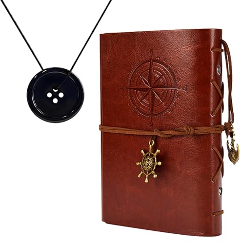 YouU Coralim Button Eyes Halskette Dark Fairytale Style Horror Film Leder Journal Notebook Halloween Kostüm Schmuck Geschenk für Fans 2 Stück YouU Coralim Button Eyes Halskette Dark Fairytale Style Horror Film Leder Journal Notebook Halloween Kostüm Schmuck Geschenk für Fans 2 Stück von YouU