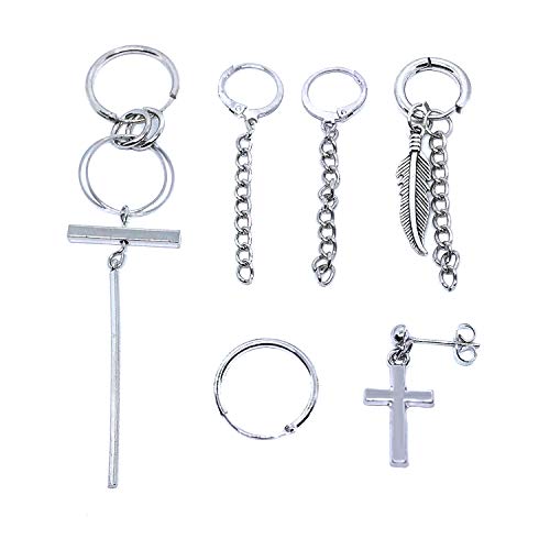 6 Stück Kpop Bangtan Boy Album Jimin Kette Ohrringe koreanischen Modeschmuck, mit transparenter Box von YouU