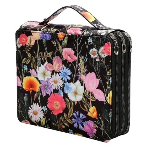Youdefa Buntes Federmäppchen mit Reißverschluss, Fassungsvermögen, Polyester-Stift-Organizer, Stifthalter für Studenten oder Künstler, Langlebiges B Youdefa Buntes Federmäppchen mit Reißverschluss, Fassungsvermögen, Polyester-Stift-Organizer, Stifthalter für Studenten oder Künstler, Langlebiges B von Youdefa