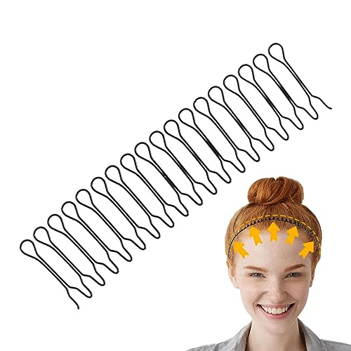 Unsichtbarer Fixierkamm für fragmentiertes Haar - Unsichtbarer Haarfixierer U-Pin - Dekoratives Hochsteckfrisur-Styling-Werkzeug für Damen- und Mädchenfrisuren, Haarschmuck, Haarkämme Youding von Youding