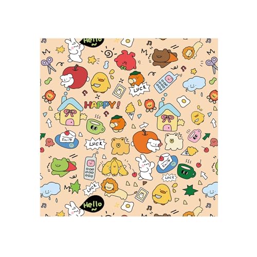 Youding Offene, Flache Make-up-Tasche, Make-up-Tasche aus Selbstklebendem Stoff, Make-up-Aufbewahrungs-Organizer, selbstklebendes Tuch für Damen, Offener, Flacher, Beauty-Kulturbeutel, vielseitig von Youding