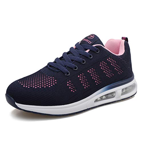 Youecci Damen Sportschuhe Air Cushion Schuhe Laufschuhe Luftkissen Turnschuhe Fitness Gym Leichtes Atmungsaktiv Outdoor Sneaker für Walking Jogging Blau 43 EU Youecci Damen Sportschuhe Air Cushion Schuhe Laufschuhe Luftkissen Turnschuhe Fitness Gym Leichtes Atmungsaktiv Outdoor Sneaker für Walking Jogging Blau 43 EU von Youecci