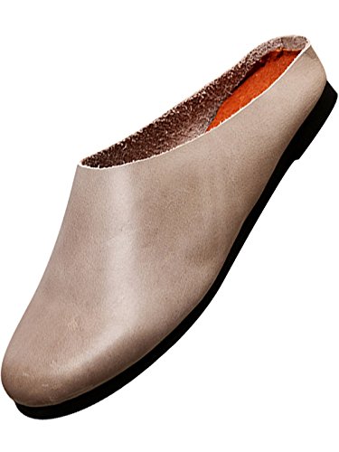 Youlee Damen Sommer Frühling Leder Hausschuhe Slip-on Schuhe Style 2 Grey EU 39 Youlee Damen Sommer Frühling Leder Hausschuhe Slip-on Schuhe Style 2 Grey EU 39 von Youlee
