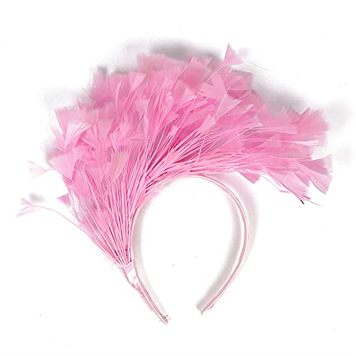 Fascinator für Damen, 1920er-Jahre, Feder, Haarband, Derby-Hut, Teeparty, Cocktail, Hochzeit, Brautschmuck von Youllyuu