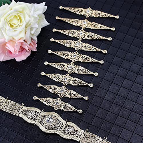 Frauen Kaukasus Gürtel Brustplatte Brautschmuck Ethno Hochzeit Kleid Gürtel Halskette Brust Lätzchen Taillenkette von Youllyuu