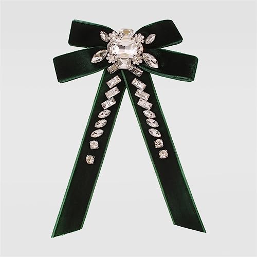 Lange Schleife Haarnadeln Strass Perlen Haarnadel Damen Velours Bowknot Haarspange Haarspange Haarspange Handgemachte Kopfschmuck GN 2 von Youllyuu