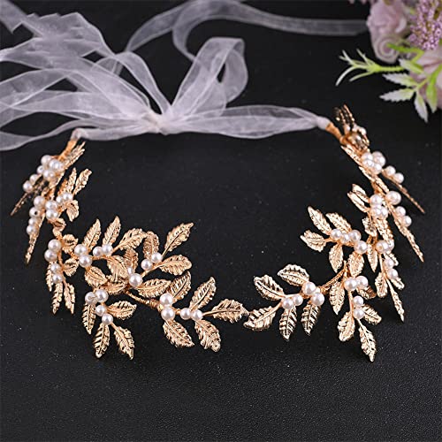 Youllyuu Braut Stirnband Hochzeit Kopfbedeckung Braut Haarranbe Strass Haarschmuck Frauen Kopfstück von Youllyuu