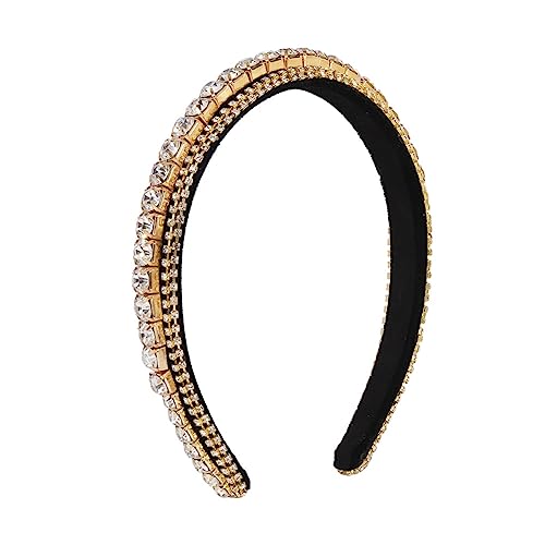 Youllyuu Bunte Kristall Haarbänder Strass Gepolstert Stirnband Hochzeit Party Haar Hoop Kopfschmuck Für Frauen Mädchen 1 von Youllyuu