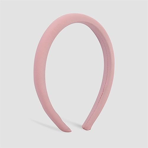 Youllyuu Candy Farbe Stirnband Retro Haarbänder Für Frauen Mädchen Lünette Haar Band Haar Zubehör Handgemachte Kopf Hoop Rosa von Youllyuu