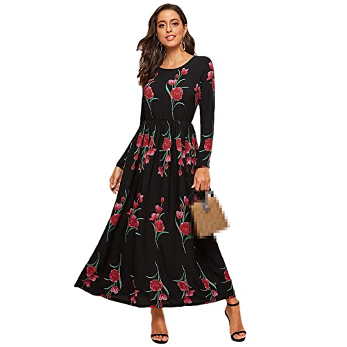 Youllyuu Dubai Kaftan Musulmane Robe Lange Abaya Türkei Arabisch Islamisch Hijab Kaftan Muslim Kleid, siehe abbildung, XX-Large von Youllyuu