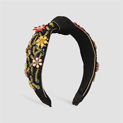 Youllyuu Exquisite Knoten Stirnband Pailletten Haar Hoop Für Frauen Kristall Haarband Lünette Haar Zubehör 1 von Youllyuu