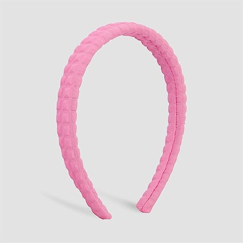 Youllyuu Soild Farbe Stirnband Vintage Haarbänder Weiche Haarband Für Frauen Mädchen Haar Hoop Headwear Schmuck Zubehör Rosa von Youllyuu