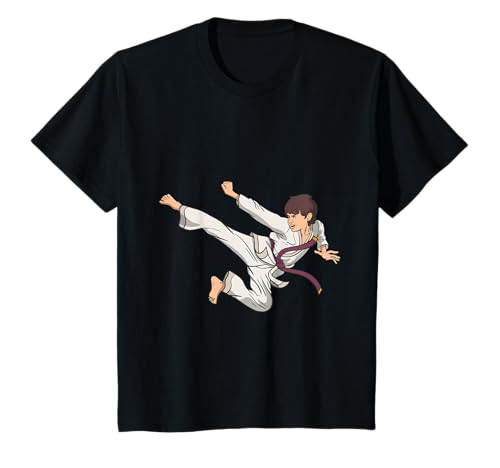 Kinder Karate Boy Jumping and Treting T-Shirt Kinder Karate Boy Jumping and Treting T-Shirt von Young Karate Designs