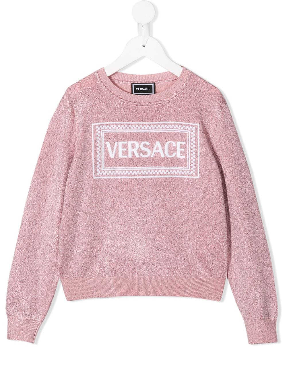 Versace Kids Pullover mit Logo - Rosa von Versace Kids