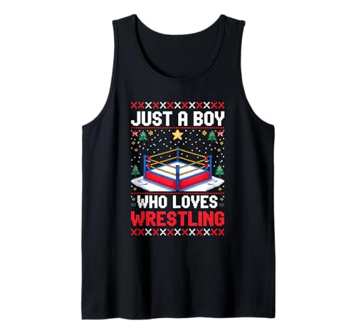 Lustiger Ring Just A Boy Who Loves Wrestling Tank Top Lustiger Ring Just A Boy Who Loves Wrestling Tank Top von Young Wrestler Enthusiast Sports Tee´s