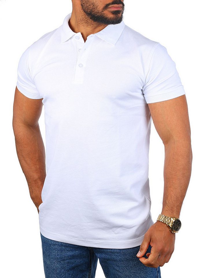 Young & Rich Poloshirt Herren Uni 1002 Größe S bis 9XL! unifarben regular fit von Young & Rich