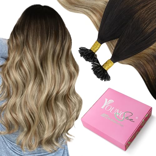 YoungSee Extensions Echthaar Bondings Balayage 55cm Bonding Extensions Echthaar Braun Blond Echthaar Extensions Bondings Remy Keratin U Tip Bonding Hot Fusion K Tip Hair fur Damen 50g #2/6/24 YoungSee Extensions Echthaar Bondings Balayage 55cm Bonding Extensions Echthaar Braun Blond Echthaar Extensions Bondings Remy Keratin U Tip Bonding Hot Fusion K Tip Hair fur Damen 50g #2/6/24 von YoungSee