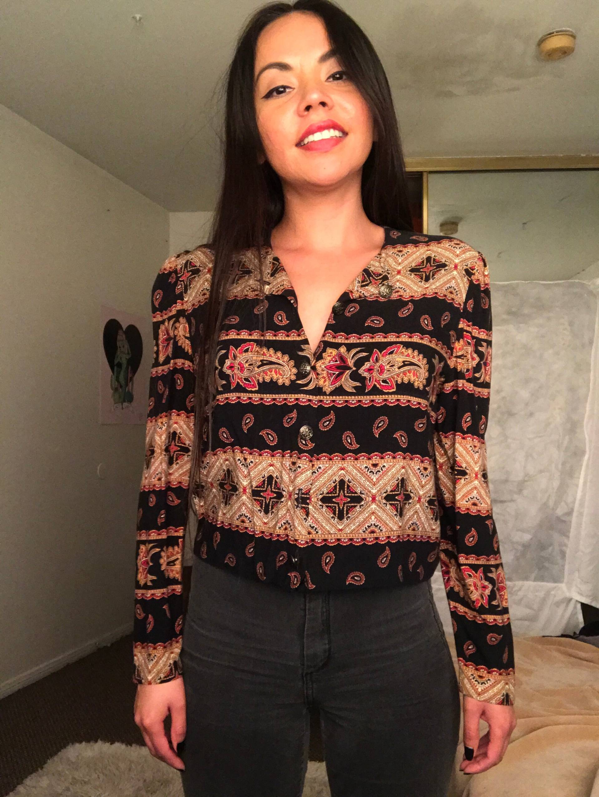 Weinlese-Retro-Paisley-Bolero Weinlese-Retro-Paisley-Bolero von YoungerSibling