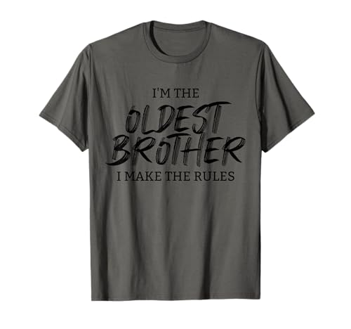 Ich bin der älteste Bruder Ich mache die Regeln Der älteste Bruder der Männer T-Shirt von Youngest Middle Oldest Child Co.