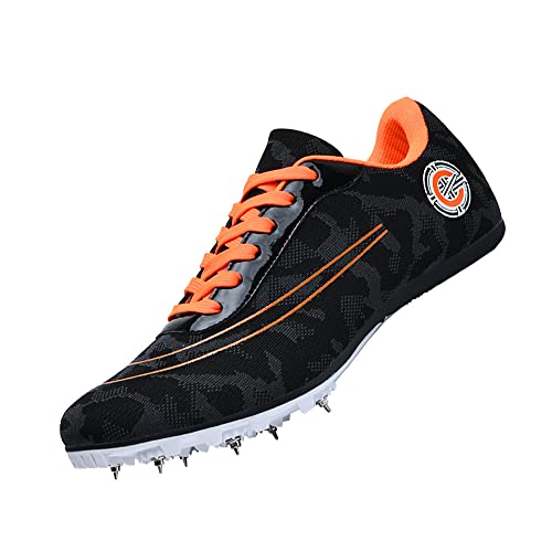 Youngtie Track Spikes-Schuhe für Herren Professionelle Spikes-Track-Schuhe Track Spikes-Laufschuhe für Kinder Schwarz EU 39 von Youngtie