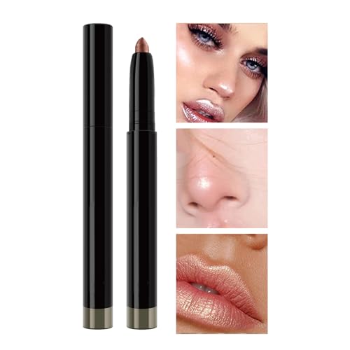 Lidschattenstiftstift,Silkworm wasserfester Perlglanz-Lidschatten-Eyeliner-Stift - Lidschatten-Eyeliner-Stift zum Hervorheben und Auffrischen des Make-ups Youngwier von Youngwier