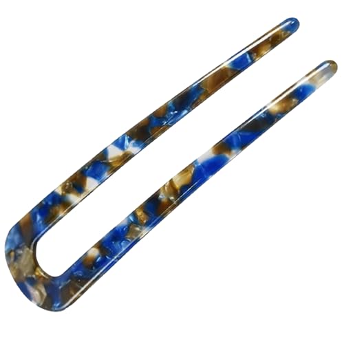 Youngwier French Twist Haarnadel,Französische Haargabeln,Haarnadeln Clips - Große Acryl-Haarnadeln, U-förmige für Dutts für Frauen mit langem und dickem Haar von Youngwier