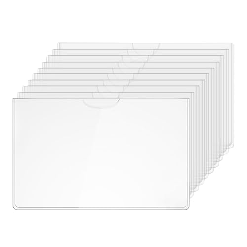 Youngwier Gesundheitskartenhülle | Klare wasserdichte PVC-Kreditkartenhülle - Multifunktionaler Führerscheinschutz Für Familie Studenten Kollegen von Youngwier