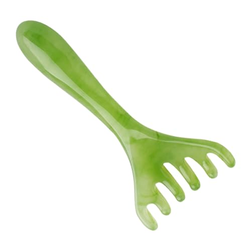 Youngwier Haar-Massagekamm - Kunstharz Entspannungsmassagekamm Mit Kribbeleffekt,Manuelle Anti-Stress Haarbürste Zur Kopfhautmassage Und Haarwuchs Für Salon Dusche Reise Damen Herren Haarpflege von Youngwier