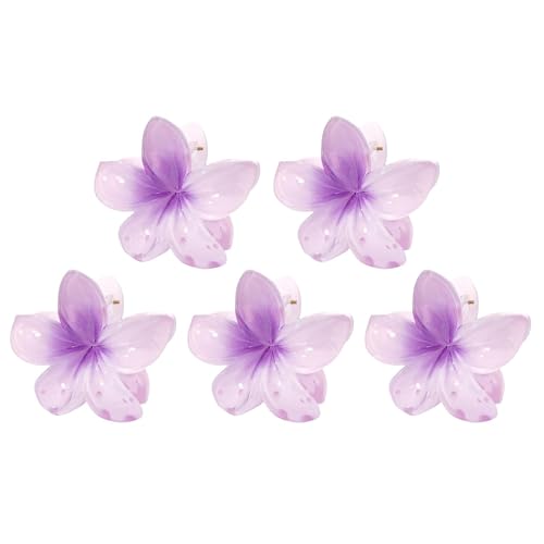 Youngwier Haarspangen für Frauen,Blumen-Haarspange - 5 Stück bunte Haarklammern Haarspange - Modische Haarspange mit Blumenmuster, Haarschmuck für dickes Haar, dünnes Haar Youngwier Haarspangen für Frauen,Blumen-Haarspange - 5 Stück bunte Haarklammern Haarspange - Modische Haarspange mit Blumenmuster, Haarschmuck für dickes Haar, dünnes Haar von Youngwier