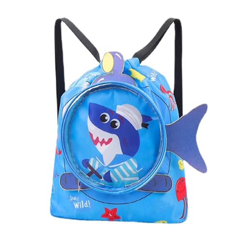 Youngwier Schwimmrucksack Kinder | Strandrucksack mit niedlichen Tieren für Kinder | Schwimmtasche Mädchen Beach Pool Swim Nass- und Trockenrucksack Mehrfarbig für den Außenbereich von Youngwier