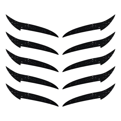 Youngwier Wiederauffüllbare Augen Liner Sticker | Selbstklebende Permanent Make-up Patches,Tragbarer Lidschatten Aufkleber Für Reise Und Bühne 10 Stück Wasserfester Eyeliner Streifen von Youngwier