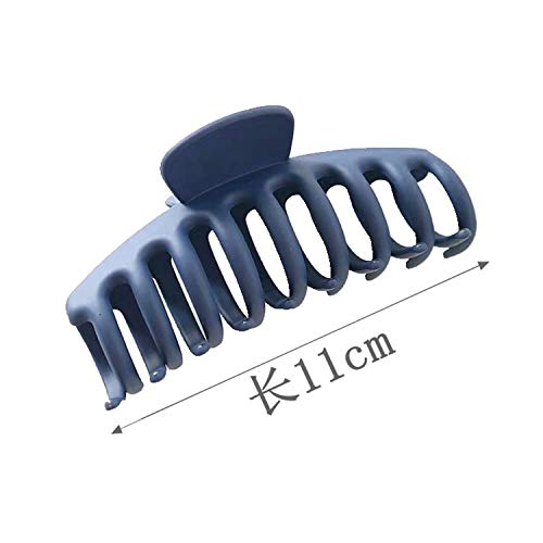 Youning Große Haarklammer,Klaue Clips,Haarspangen,haarspangen mädchen,Unregelmäßige,Rutschfeste Haarnadel,Damen Dicke Haare Klaue Klammern Haarbackenclips 11cm (Marine) von Youning