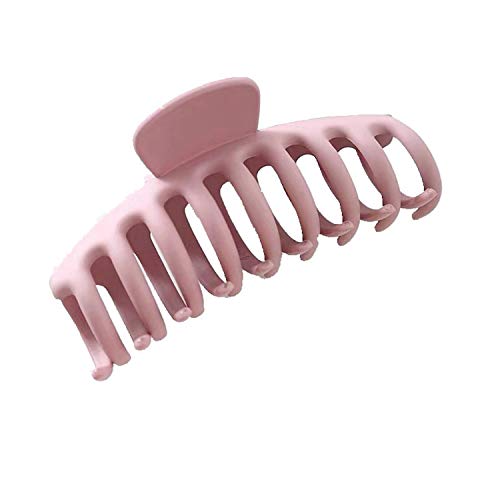 Youning Große Haarklammer,Klaue Clips,Haarspangen,haarspangen mädchen,Unregelmäßige,Rutschfeste Haarnadel,Damen Dicke Haare Klaue Klammern Haarbackenclips 11cm (Rosa) von Youning