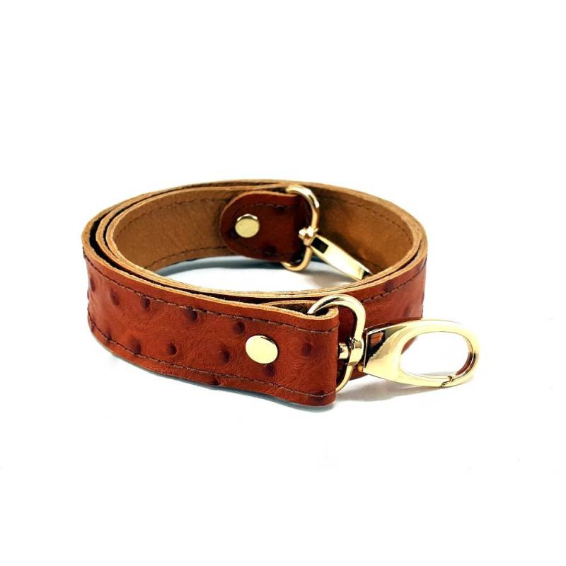 2, 5 cm Tambac Straußenmuster Lederband Mit Haken Für Taschen L21, Ersatzgurt, Schultertaschengriff, Geldbörsengriff, Taschengurt 2, 5 cm Tambac Straußenmuster Lederband Mit Haken Für Taschen L21, Ersatzgurt, Schultertaschengriff, Geldbörsengriff, Taschengurt von YouniqueSuppliesgr