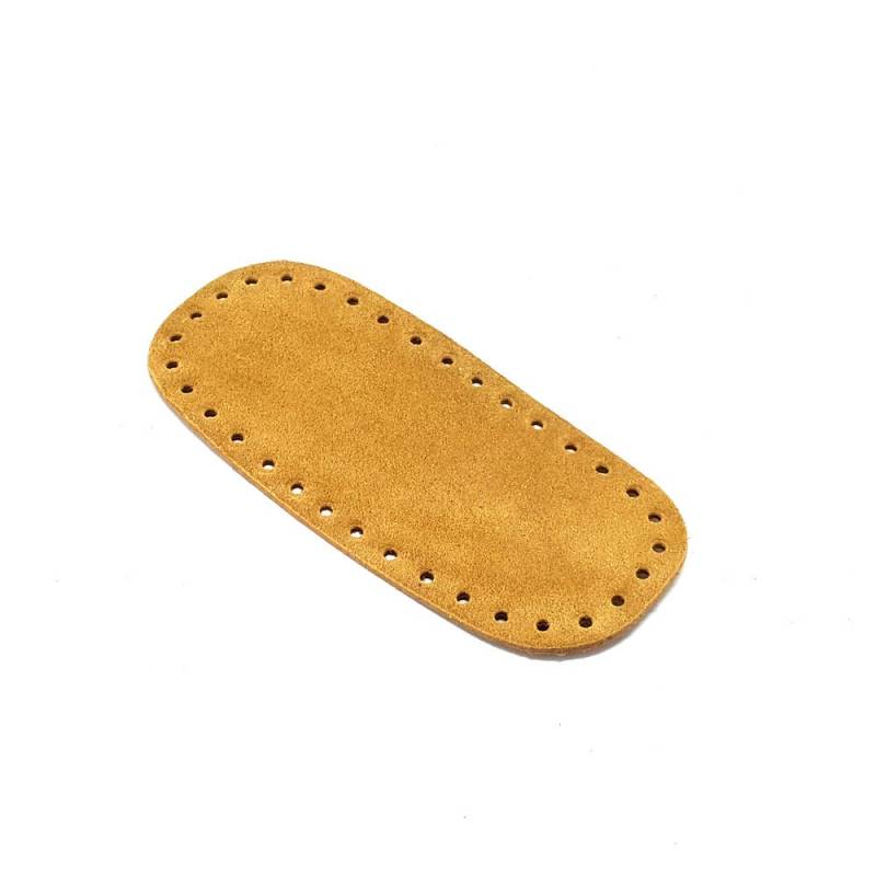 20 cm Senfgelbes Wildleder Tasche Boden Geeignet Für Stricktaschen, Häkeltaschen von YouniqueSuppliesgr