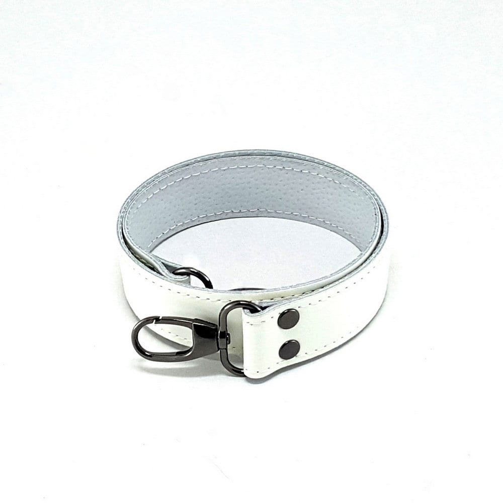 3 cm Weißes Lederband Mit Haken, Anses Cuir, Ersatztaschengurt, Rucksackgriffe, Taschenriemen, Schultertaschengurt 3 cm Weißes Lederband Mit Haken, Anses Cuir, Ersatztaschengurt, Rucksackgriffe, Taschenriemen, Schultertaschengurt von YouniqueSuppliesgr
