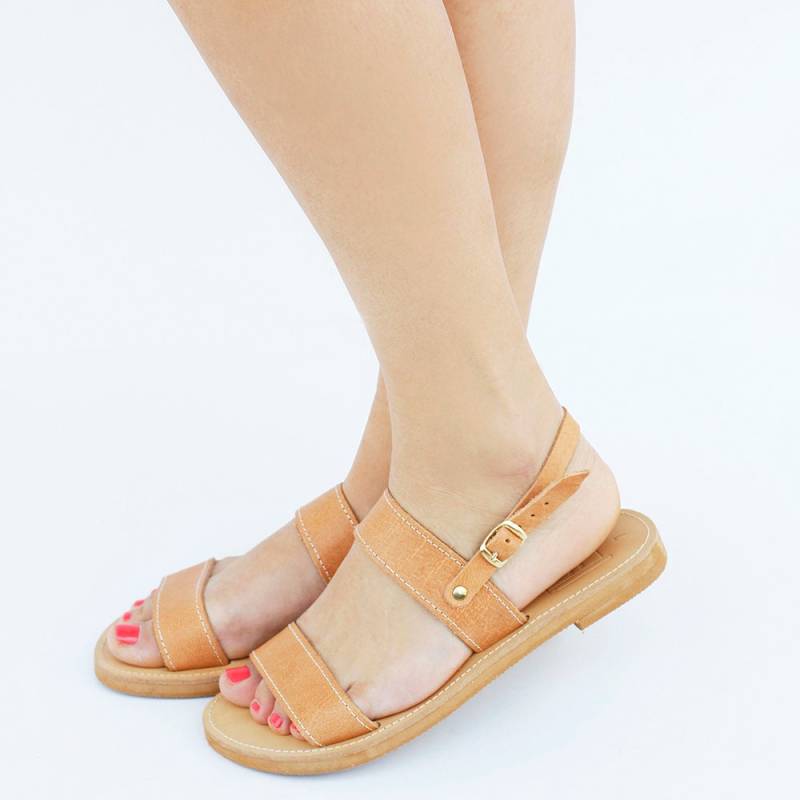 Damen Ledersandalen Mit Gummisohle Aus Naturgegerbtem Leder Damen Ledersandalen Mit Gummisohle Aus Naturgegerbtem Leder von YouniqueSuppliesgr